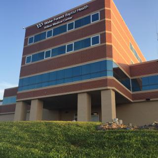 A modern healthcare facility showcasing contemporary architectural design.