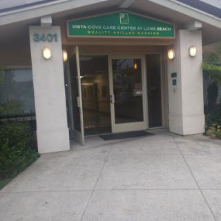 Entrance of a community center or facility.