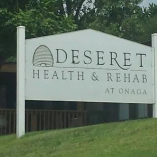 Sign for Deseret Health & Rehab at Onaga