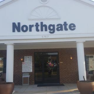 Entrance to Northgate, featuring prominent signage.