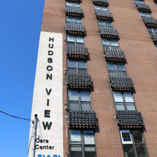 The Hudson View building showcasing its distinct architectural design.