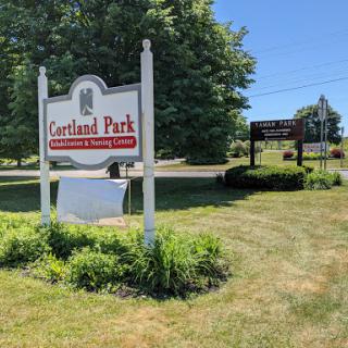 Welcome to Cortland Park, a serene recreational area surrounded by nature.