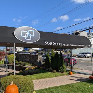 Entrance to Sans Souci, a local business.