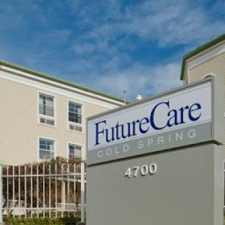 Exterior view of the FutureCare healthcare facility located at 4700.