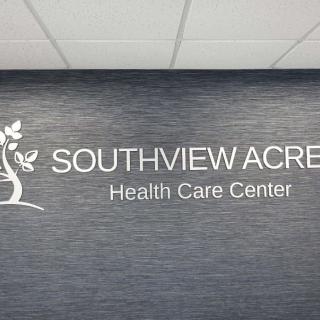 Entrance sign for Southview Acres Health Care Center