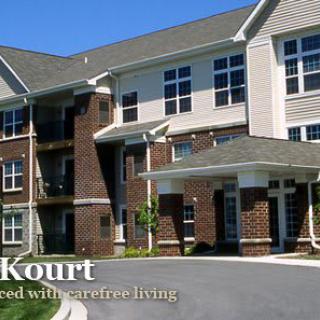 A modern apartment building designed for carefree living.