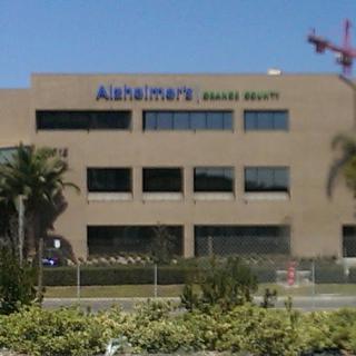 Exterior view of an Alzheimer's health facility.