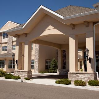 A welcoming entrance to a well-designed residential building.