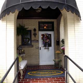 A charming entrance showcasing a welcoming atmosphere with decorative details.