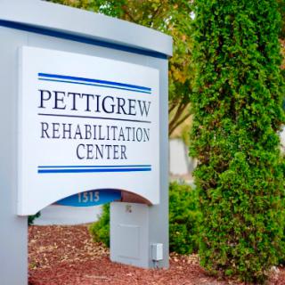 Pettigrew Rehabilitation Center entrance sign.
