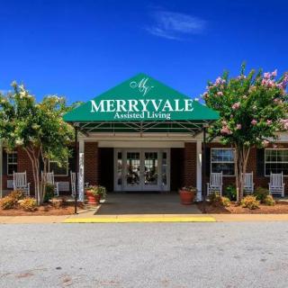 Entrance to Merryvale Assisted Living facility.