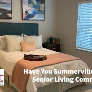A cozy bedroom setup in a senior living community.