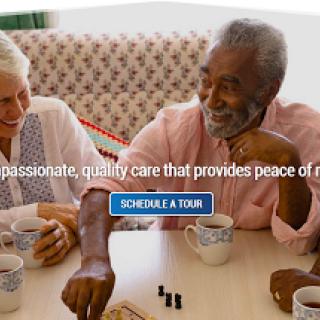 Seniors enjoying quality time together, fostering companionship and care.