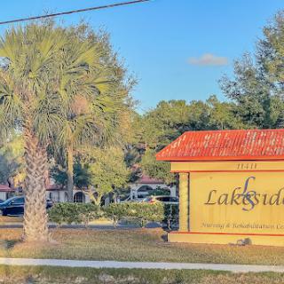 Welcome to Lakeside Community, surrounded by lush palm trees and serene outdoor vibes.