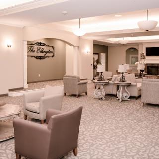 A serene and inviting lobby space designed for comfort and relaxation.