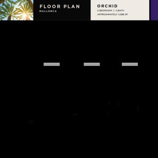 A floor plan layout labeled as 'Orchid' showcasing architectural design.