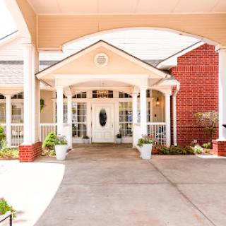The welcoming entrance of a charming residential building.