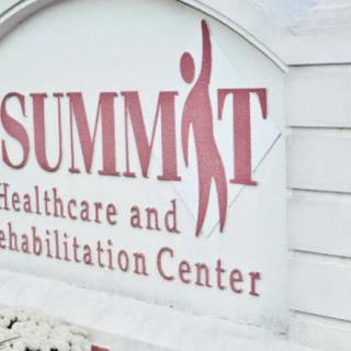 Sign for Summit Healthcare and Rehabilitation Center.
