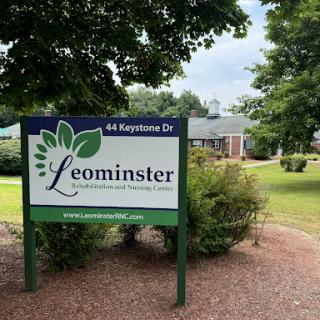 Welcome to Leominster: A serene location marked by greenery.