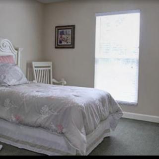 A minimalist bedroom with a single bed and a window letting in natural light.