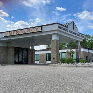 Entrance to the Emergency Department of a hospital.