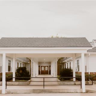 A welcoming entrance featuring a modern architectural design.