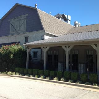 A charming building with a combination of modern and traditional architectural elements.