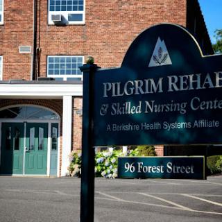 Exterior view of the Pilgrim Rehabilitation and Skilled Nursing Center.