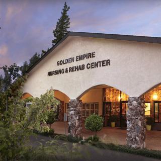 Exterior view of the Golden Empire Nursing & Rehab Center.