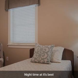 Cozy bedroom setting for a restful night.