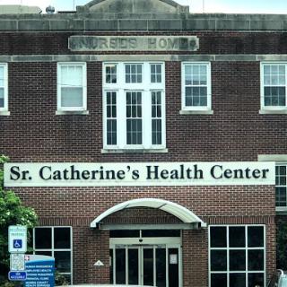Exterior view of Sr. Catherine's Health Center, showcasing a welcoming entrance.