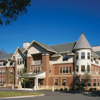 A beautiful residential building showcasing modern architectural design.