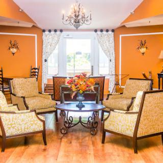 Cozy and inviting living space with elegant decor.