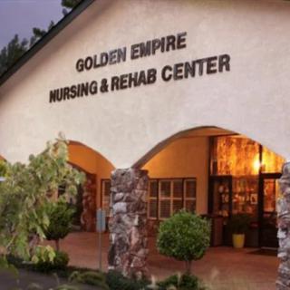 Entrance of Golden Empire Nursing & Rehab Center.