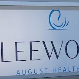 Sign for Leewood, part of August Health.