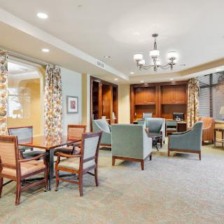 A welcoming living room with comfortable seating, designed for relaxation and socializing.
