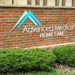 Signage for Advanced Medical Home Care, highlighting their services.
