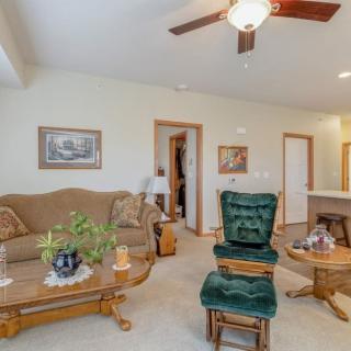 A cozy living room with comfortable seating and classic decor.