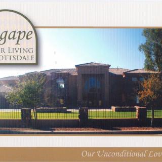 Exterior view of Agape Senior Living in Scottsdale.