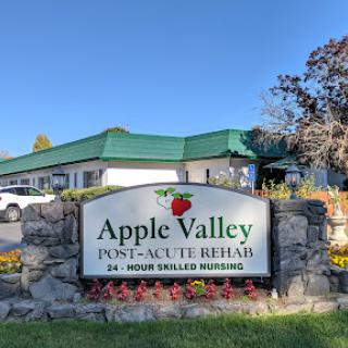 Signage for Apple Valley Post-Acute Rehab, showcasing the facility's focus on rehabilitation services.