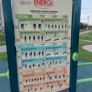 A guide displaying various outdoor exercise routines to promote fitness and energy.