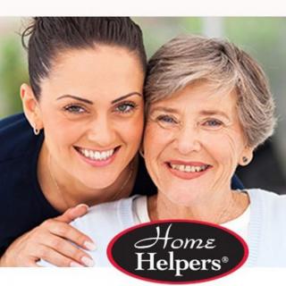 A caregiver providing companionship and support to a senior.