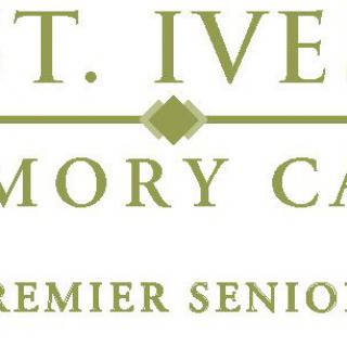 Logo for St. Ives Memory Care, a premier senior care facility.