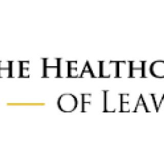 Logo of a healthcare organization with emphasis on 'The Healthcare of Leaven'.
