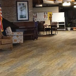 A spacious lobby area with comfortable seating and a welcoming atmosphere.