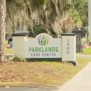 Entrance sign of the Parklands Cave Center.