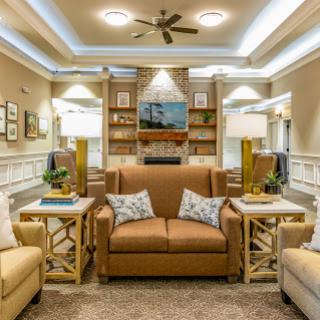 A beautifully designed living room featuring comfortable furniture and elegant decor.
