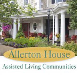 Allerton House Assisted Living Communities with a landscaped exterior.
