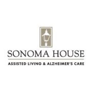 Logo of Sonoma House, a facility specializing in assisted living and Alzheimer's care.