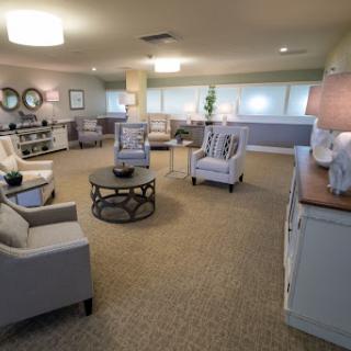 A stylish and inviting living room space featuring comfortable seating and modern decor.